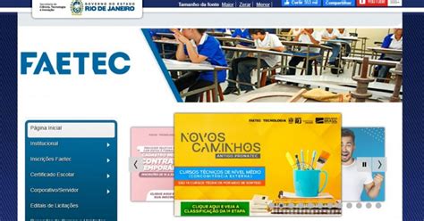 faetec site oficial.